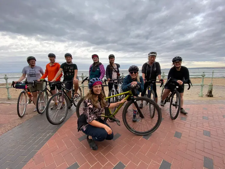 Group image on Portobello promenade
